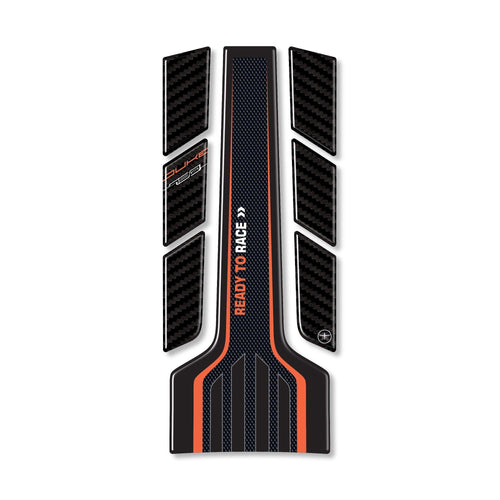 PARASERBATOIO adesivo in resina gel 3D compatibile per MOTO KTM 790 DUKE naked