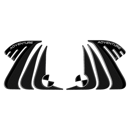 ADESIVI 3D PROTEZIONI LATERALI compatibile per MOTO BMW R1200 GS ADVENTURE 2014-16