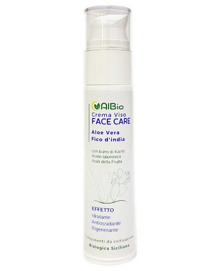 Crema Viso Bio Idratante 50ml Acido Ialuronico Con Aloe Vera Calendula acido ialuronico effetto rigenerante