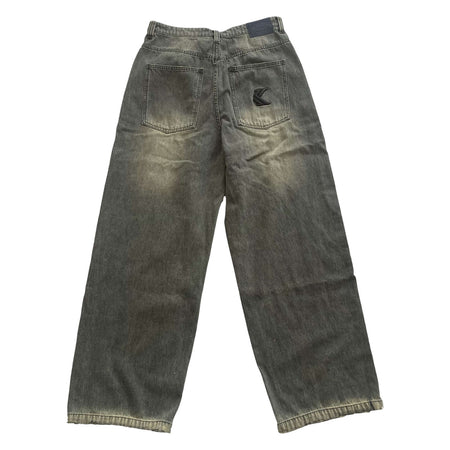 KARL KANI Jeans Karl Kani Og Washed Wavy Seams da uomo