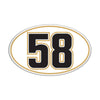 1 ADESIVO in RESINA GRANDE 3D MOTO MARCO SIMONCELLI SUPER SIC TRIBUTE TRIBUTO 58