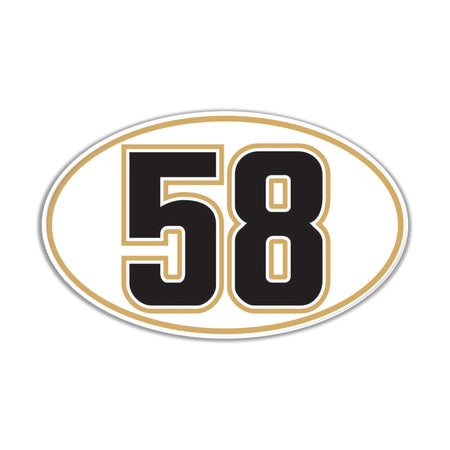 1 ADESIVO in RESINA GRANDE 3D MOTO MARCO SIMONCELLI SUPER SIC TRIBUTE TRIBUTO 58