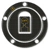 ADESIVO 3D PROTEZIONE TAPPO SERBATOIO compatibile MOTO KAWASAKI 00-06 carbon oro