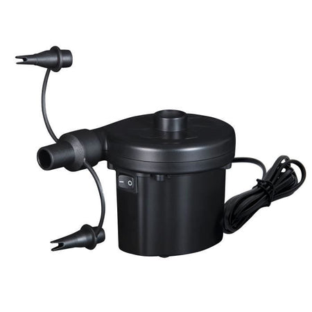 Materasso gonfiabile doppio floccato BESTWAY Horizon + Pompa elettrica Sidewinder + Borsa - 2 posti - Blu