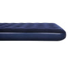 Materasso gonfiabile doppio floccato BESTWAY Horizon + Pompa elettrica Sidewinder + Borsa - 2 posti - Blu