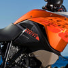 2 ADESIVI 3D PROTEZIONI LATERALI SERBATOIO compatibile per MOTO KTM 1190 ADVENTURE