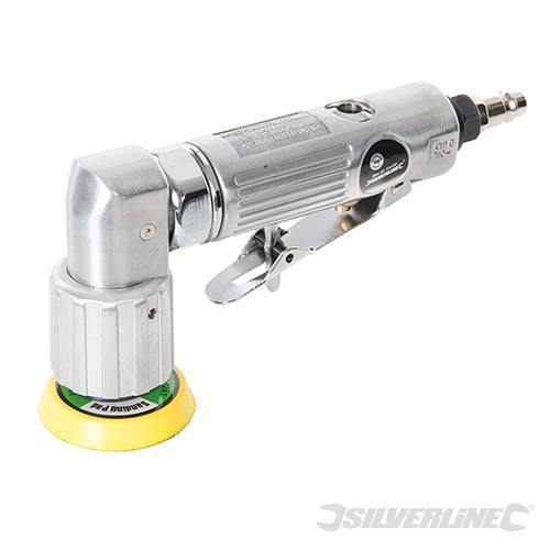 Mini levigatrice pneumatica 2”/ 50mm Silverline smerigliatrice per carrozzerie