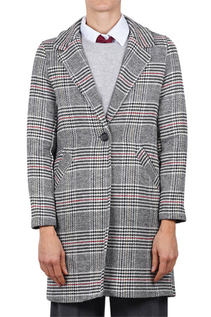 LA FEMME BLANCHE La Femme Blanche - Cappotto - 461506 - Bianco/Grigio da donna