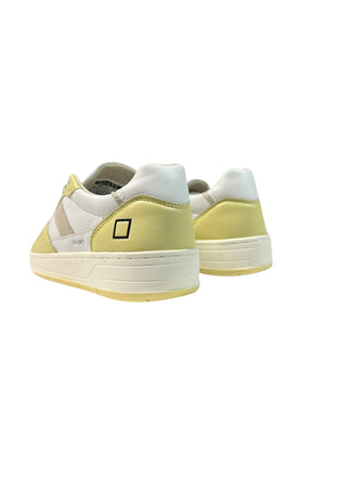 D.A.T.E. D.a.t.e. - Court Soft White Yellow Bianco W401-C2-SF-HY da donna