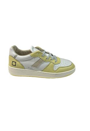 D.A.T.E. D.a.t.e. - Court Soft White Yellow Bianco W401-C2-SF-HY da donna