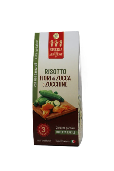 Risotto Fiori di Zucca e Zucchine - Riseria delle Abbadesse