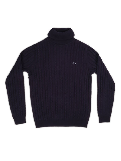 SUN68 Maglia Uomo Sun68 K44156 07 BLU da uomo