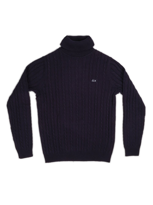 SUN68 Maglia Uomo Sun68 K44156 07 BLU da uomo