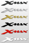 2 ADESIVI/STICKERS in RESINA 3D SCRITTA XMAX per SCOOTER Accessori YAMAHA X MAX