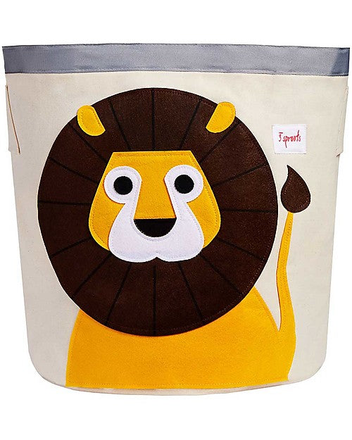 Cesto Portatutto - Leone Giallo - 100% Cotone 3 Sprouts