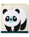 Contenitore Portaoggetti - Panda Nero - Compatibile con scaffali Ikea 3 Sprouts