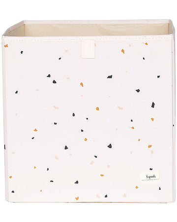 Contenitore Portaoggetti - Terrazzo Crema - Poliestere Riciclato - 33x 3 Sprouts