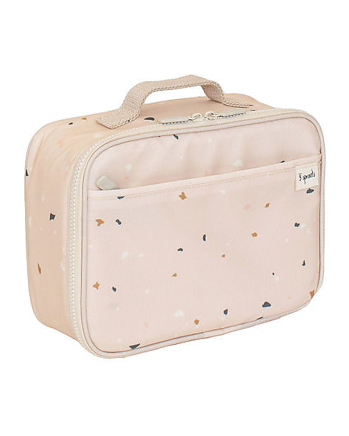 Borsa Portapranzo - Terrazzo Rosa - 100% Poliestere PET Riciclato 3 Sprouts