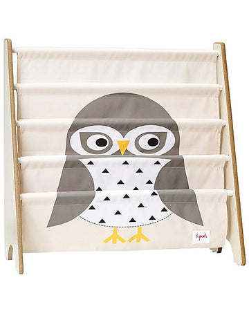 Libreria Frontale Montessoriana per Bambini - Gufo Grigio 3 Sprouts
