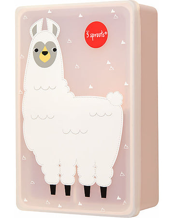 Porta Pranzo Bento in Silicone - Lama Rosa - 3 Scomparti 3 Sprouts