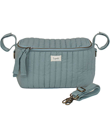 Borsa Portaoggetti per Passeggino - Verde - Tessuto Trapuntato 3 Sprouts
