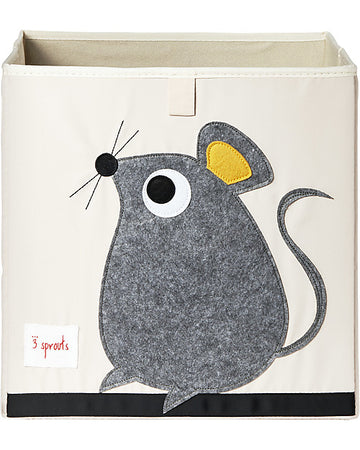 Contenitore Portaoggetti - Topolino Grigio - Compatibile con scaffali 3 Sprouts