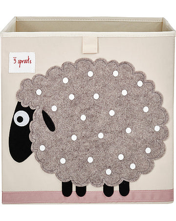 Contenitore Portaoggetti - Pecora - Compatibile con scaffali Ikea Kall 3 Sprouts