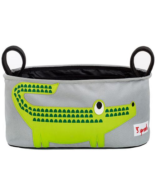 Portaoggetti per Passeggino - Coccodrillo - Si adatta a qualunque pass 3 Sprouts