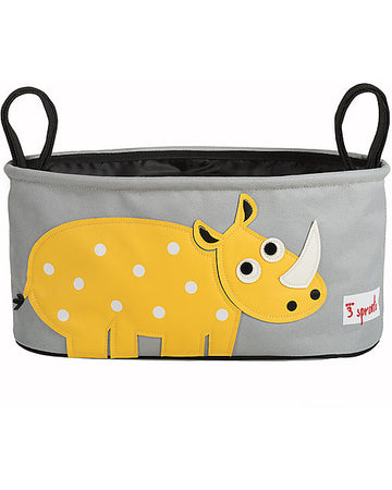 Portaoggetti per Passeggino - Rinoceronte - Si adatta a qualunque pass 3 Sprouts