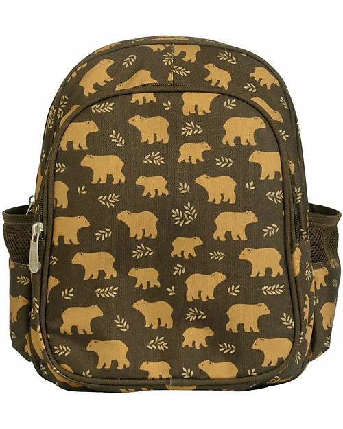 Zainetto Grande con Tasca Termica - Orsi - 27x32x19 cm - Mantiene cibi A Little Lovely Company
