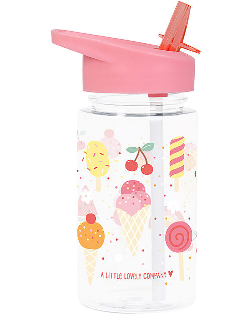 Borraccia con Cannuccia 450 ml - Gelato - Senza BPA! A Little Lovely Company