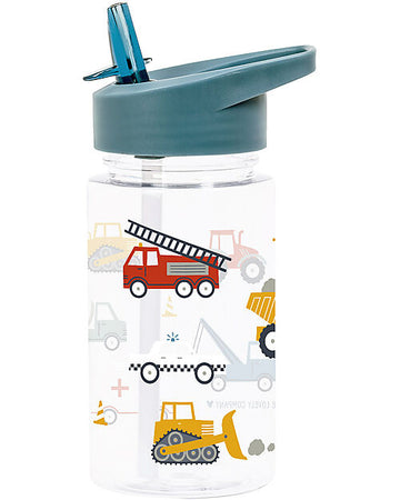 Borraccia con Cannuccia 450 ml - Veicoli - Senza BPA! A Little Lovely Company