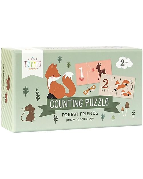 Puzzle Educativo - Amici della Foresta - Impara a contare! - 2+ A Little Lovely Company