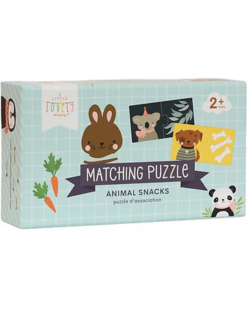 Puzzle Educativo - Gli Snack Degli Animali - Dai 2 Anni A Little Lovely Company