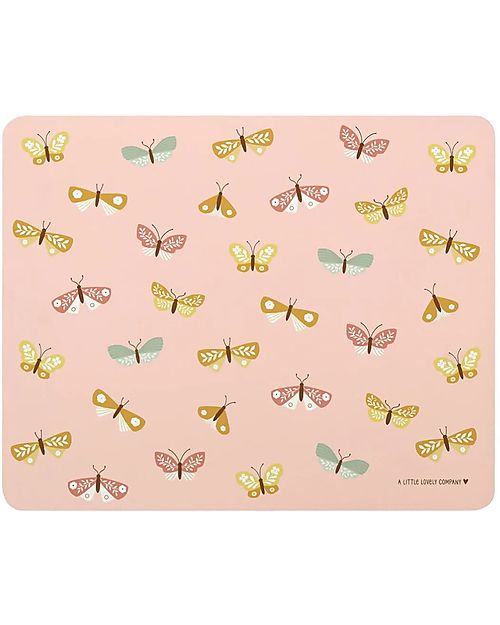 Tovaglietta Antiscivolo - Farfalle - 43 x 34 x 0.2 cm A Little Lovely Company