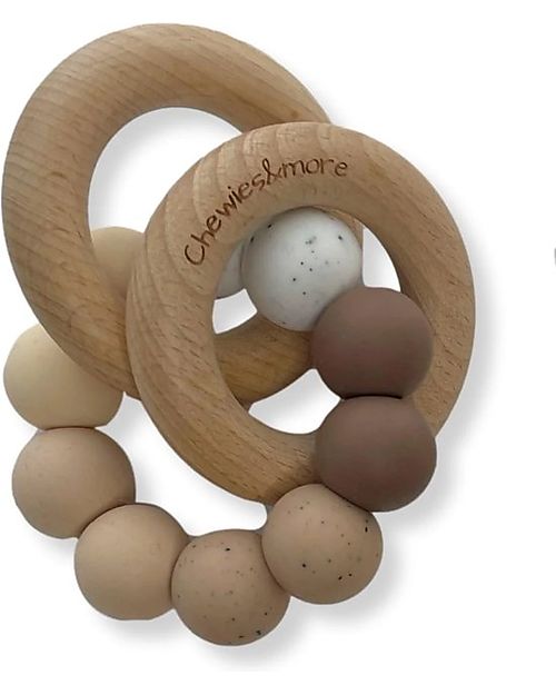 Massaggiagengive con Sonaglio Ombre - Marrone Chewies&more