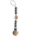 Clip Portaciuccio in Silicone - Massaggiagengive - Leaf - Perline Verd Chewies&more