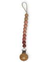 Clip Portaciuccio in Silicone - Massaggiagengive - Leaf - Perline Ombr Chewies&more