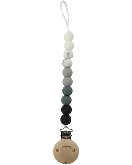 Clip Portaciuccio in Silicone - Massaggiagengive - Leaf - Perline Ombr Chewies&more