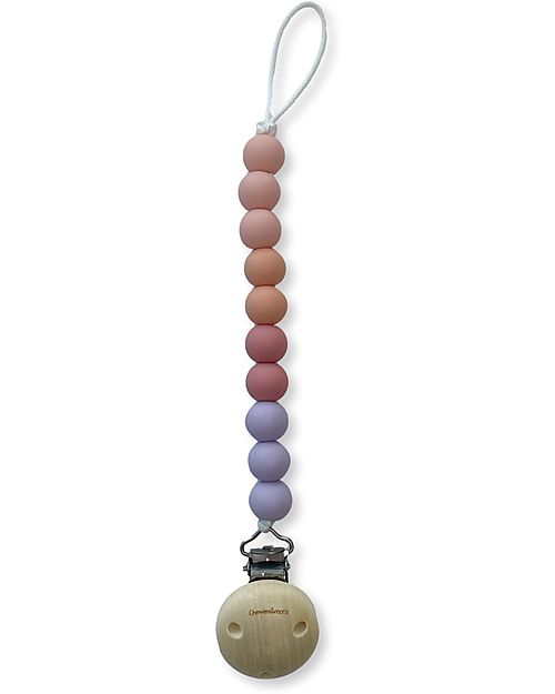 Clip Portaciuccio in Silicone - Massaggiagengive - Leaf - Perline Ombr Chewies&more