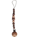 Clip Portaciuccio in Silicone - Massaggiagengive - Marrone - Collezion Chewies&more
