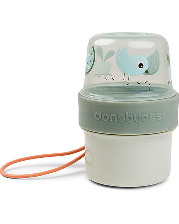 Mini Contenitori Snack con due Scomparti - S Birdee - Verde Done By Deer