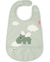 Bavaglio Impermeabile con Tasca - Happy Clouds - Verde - Certificato O Done By Deer