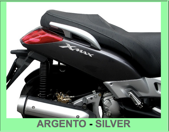 2 ADESIVI/STICKERS in RESINA 3D SCRITTA XMAX per SCOOTER Accessori YAMAHA X MAX