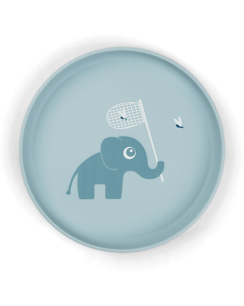 Piatto Foodie - Elphee Blu - 100% PP Alimentare Done By Deer