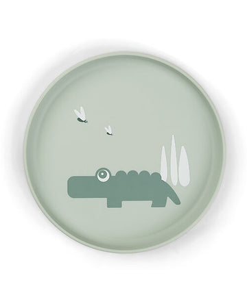 Piatto Foodie - Croco Verde - 100% PP Alimentare Done By Deer