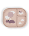 Piatto con Scomparti Foodie - Happy Clouds Cipria - 100% PP Alimentare Done By Deer
