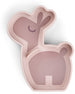 Piatto a Scomparti - Silicone Alimentare - Stick&Stay - Lalee - Cipria Done By Deer