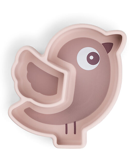 Piatto a Scomparti - Silicone Alimentare - Stick&Stay - Birdee - Cipri Done By Deer