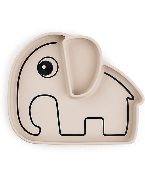 Piatto a Scomparti - Silicone Alimentare - Stick&Stay - Elphee - Sabbi Done By Deer